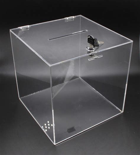 clear ballot boxes